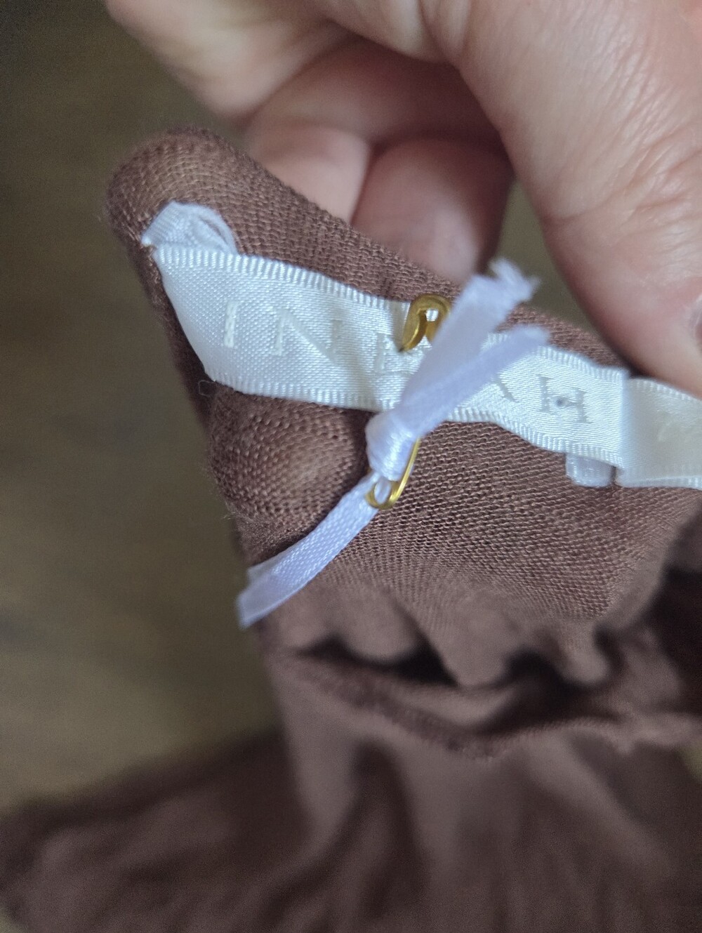 NWT Indah Yang Chocolate Color Dress - Picture 6 of 10